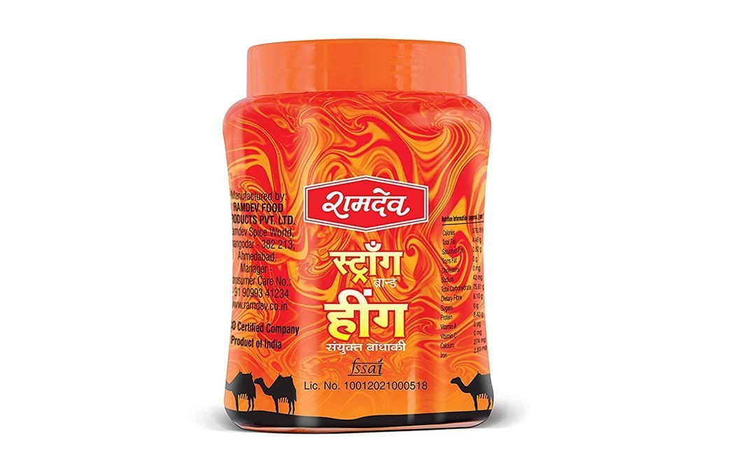 Ramdev Strong Hing Powder (Compounded Asafoetida)   Jar  100 grams